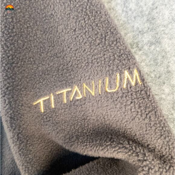 Columbia Full-Zip Jacket Gray Titanium Fleece Long Sleeve Pockets Women's Size M - Picture 10 of 14